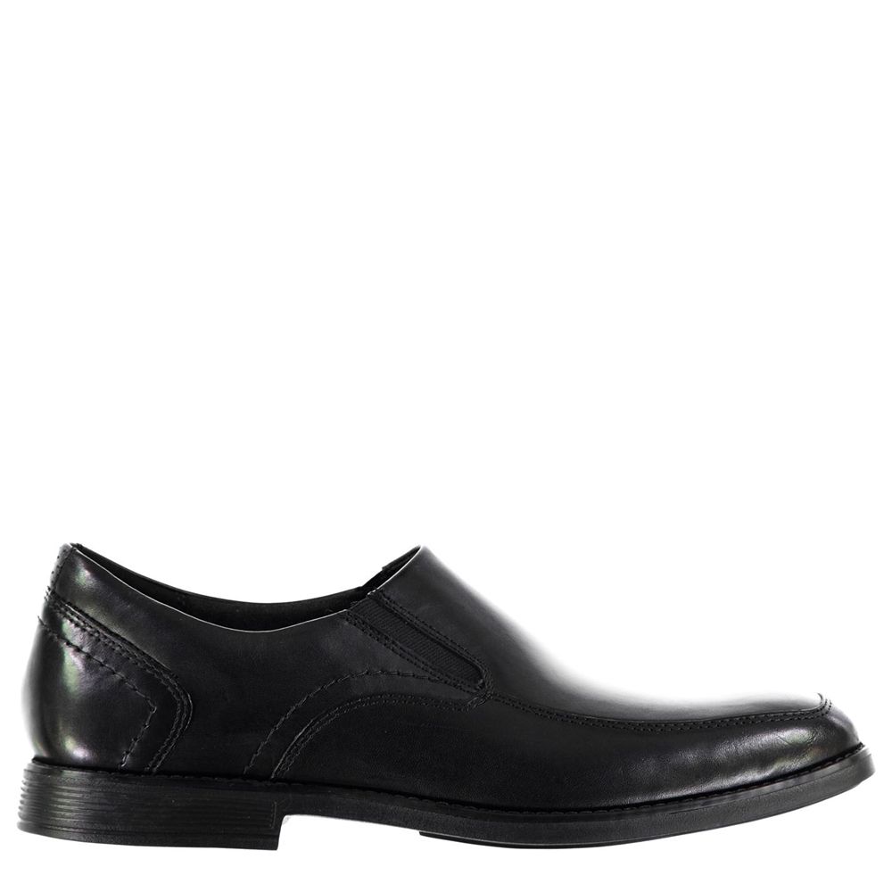 Rockport Slayter Slip-On Bike - Mens Oxfords - Black - NZ (QCE-807235)